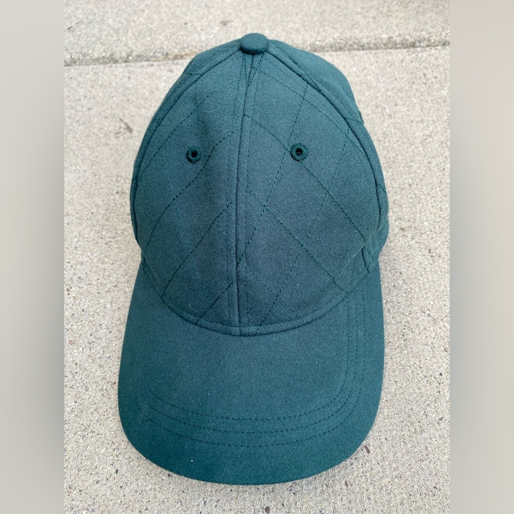 Lululemon Quilted Dark Green Baseball Cap size S